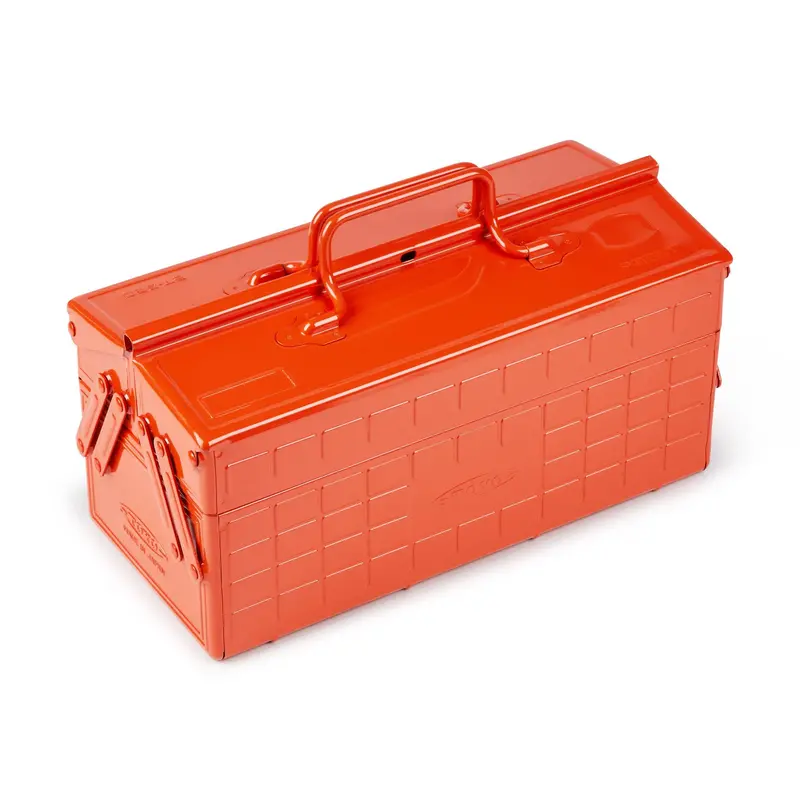 Toyo ST-350 Compact Portable Tool Box – Burnt Orange Finish