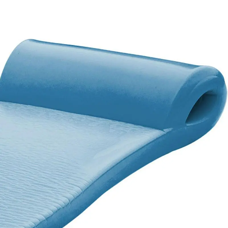 TRC Recreation Super Soft Sunsation Pool Float – Metallic Blue Design, 2.5-Inch High-Density Foam Core, and UV-Fade Resistant Vinyl 2