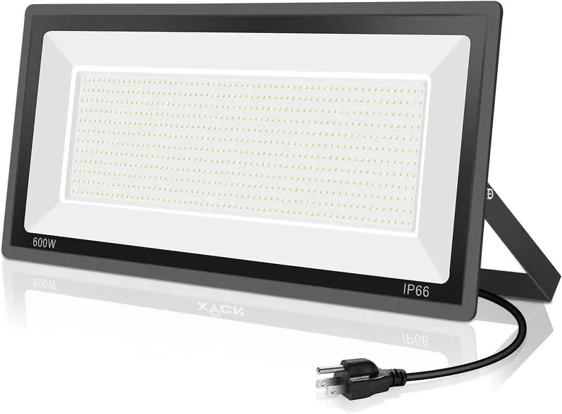 Triple-Pack 200W High-Lumen LED Flood Lights – IP66-Rated Outdoor Security Lighting, 22,800 Lumens, 5000K Daylight White