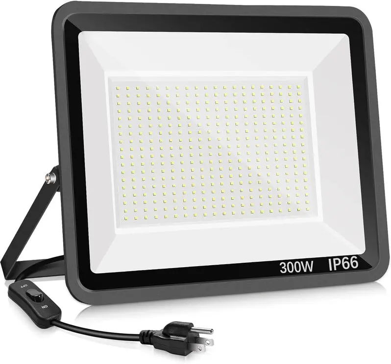 Triple-Pack 200W High-Lumen LED Flood Lights – IP66-Rated Outdoor Security Lighting, 22,800 Lumens, 5000K Daylight White