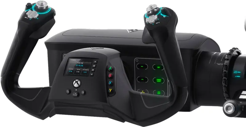 Turtle Beach VelocityOne Flight Controls – Xbox and PC-Compatible Sim Yoke & Throttle System in Sleek Black Finish