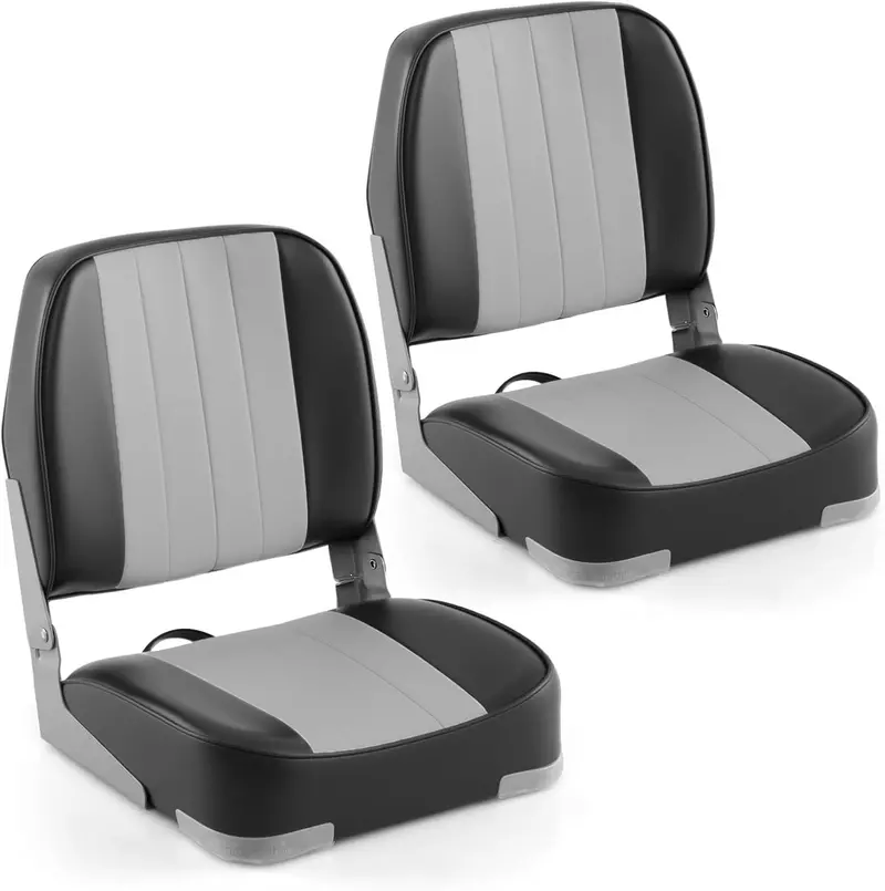 Twin Folding Marine Boat Seats – Corrosion-Resistant Aluminum Hinges & Stainless Steel Hardware