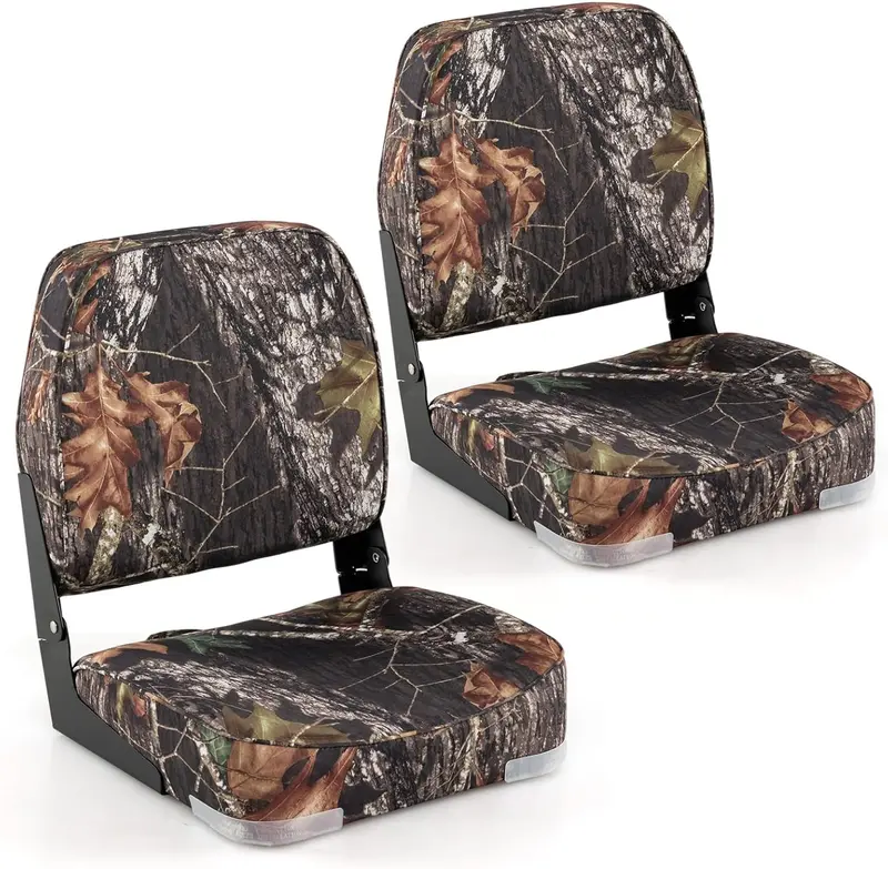Twin Folding Marine Boat Seats – Corrosion-Resistant Aluminum Hinges & Stainless Steel Hardware