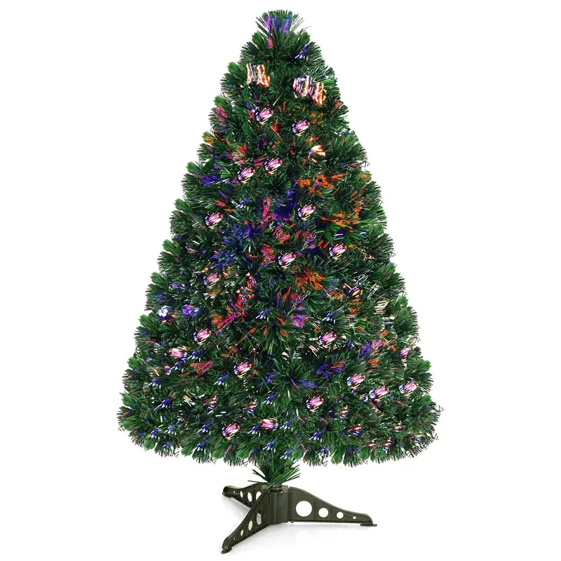 Twinkling Pre-Lit PVC Fiber Optic Christmas Tree