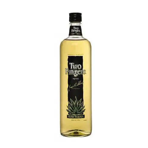 Two Fingers Tequila Gold – 100% Blue Agave, 750 ml Premium Sipping Tequila
