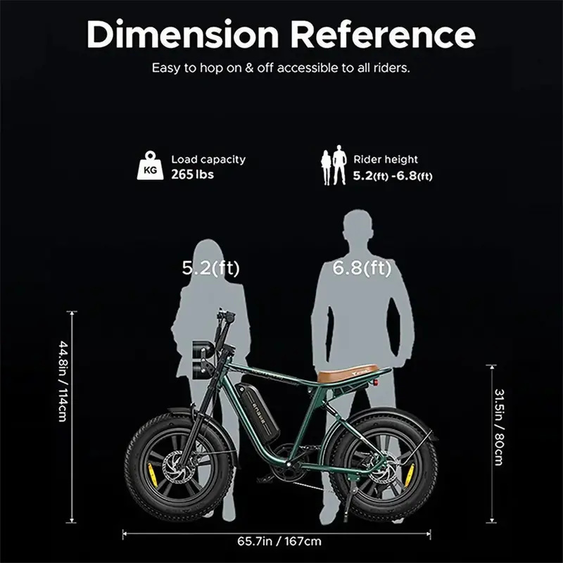 UL-Certified Retro Electric Bike – 1000W Motor, 28 mph Max Speed, 94-Mile Range, and Full Suspension Design