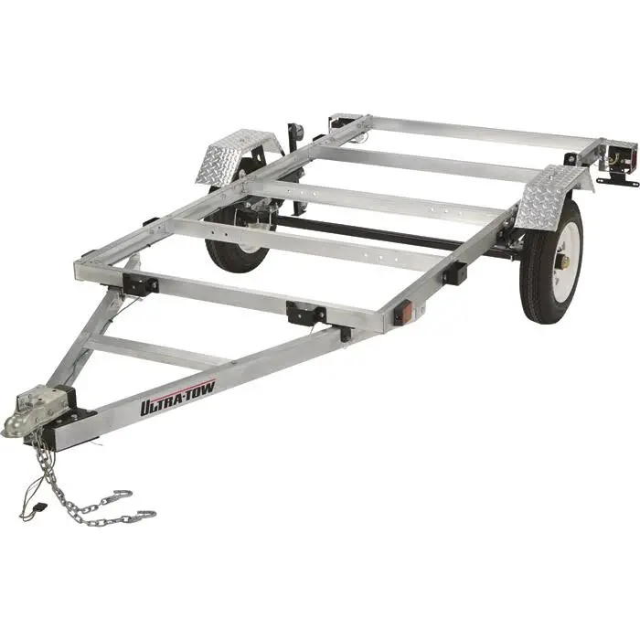 Ultra-Tow 4 ft × 8 ft Folding Aluminum Utility Trailer Kit – 1170 lb Load Capacity (Model 3806S109)