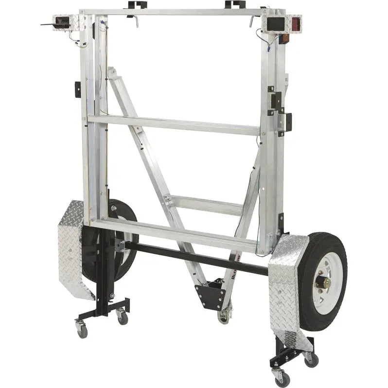 Ultra-Tow 4 ft × 8 ft Folding Aluminum Utility Trailer Kit – 1170 lb Load Capacity (Model 3806S109)