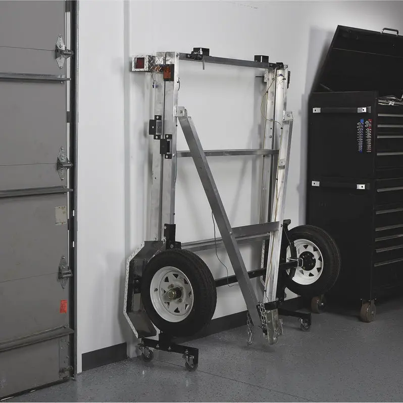 Ultra-Tow 4 ft × 8 ft Folding Aluminum Utility Trailer Kit – 1170 lb Load Capacity (Model 3806S109)