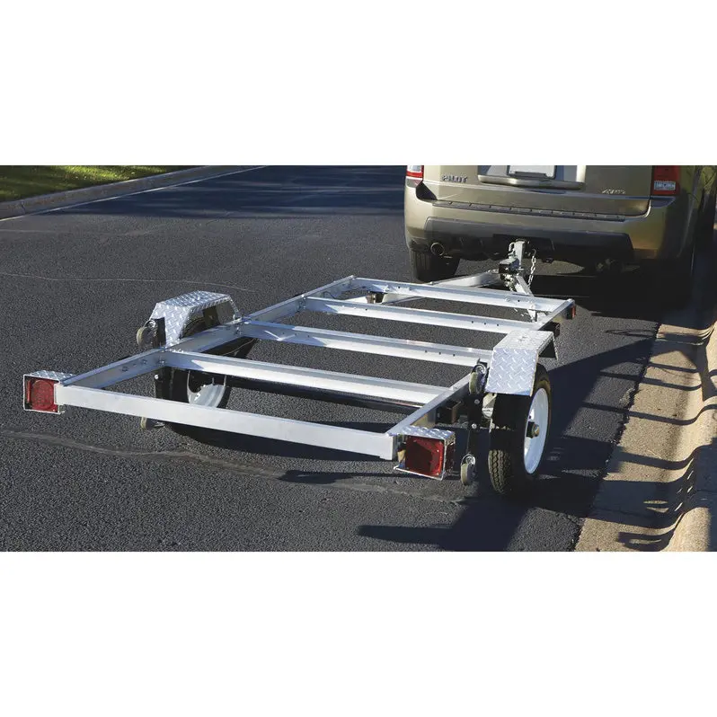 Ultra-Tow 4 ft × 8 ft Folding Aluminum Utility Trailer Kit – 1170 lb Load Capacity (Model 3806S109)