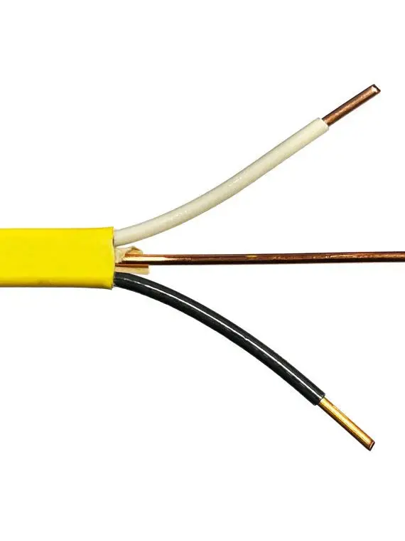 Unbranded 12/2 AWG NM-B Indoor Electrical Cable – 250-Foot White Copper Grounded Wiring