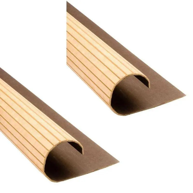 Unfinished Oak Column Cover Kit for Basements – 96 in × 48 in Pair