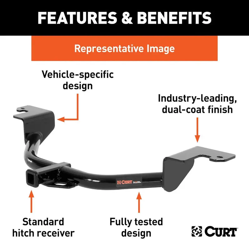 Universal Class III Trailer Hitch Kit – Adjustable Ball Mount Tow System
