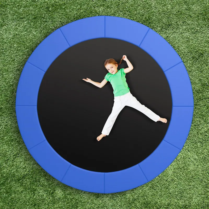 Universal Hole-Free Trampoline Pad for Pole-Supported Frames