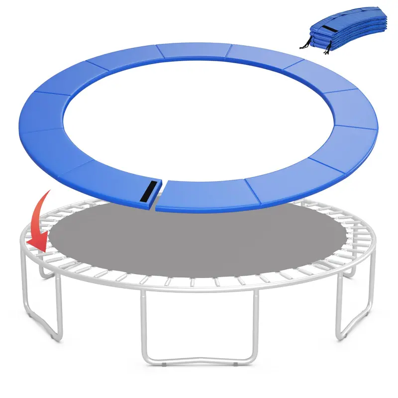 Universal Hole-Free Trampoline Pad for Pole-Supported Frames