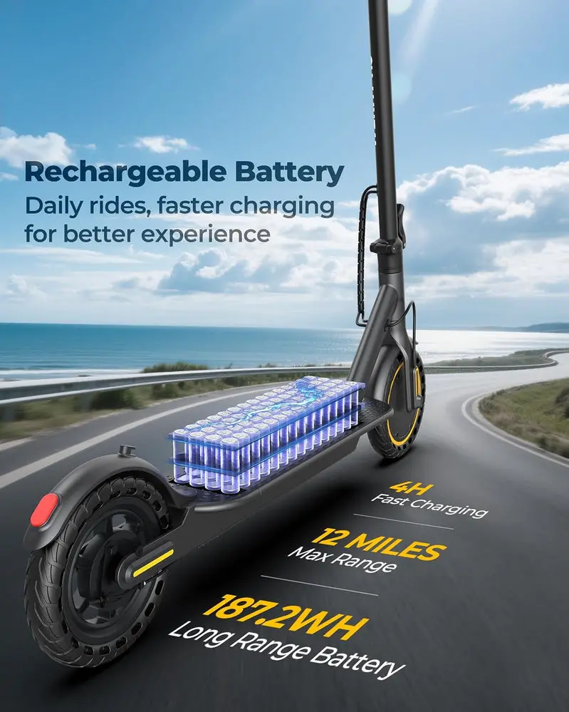 Urban-Electric Scooter for Daily Commuting – High-Torque 350W/500W Motor, 22 MPH Performance, Foldable Design