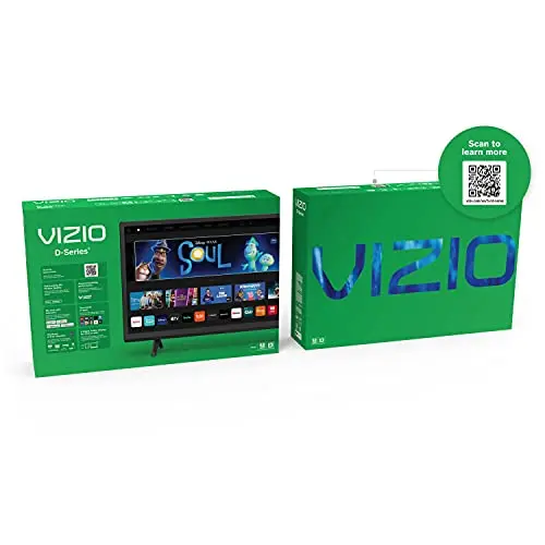 VIZIO D-Series 40-Inch Full HD Smart TV – 1080p Display with AMD FreeSync and Apple AirPlay 2 Support