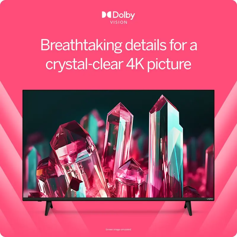 VIZIO V-Series 50-Inch 4K UHD Smart TV – Dolby Vision, HDR10, Full Array Backlighting, V-Gaming Engine