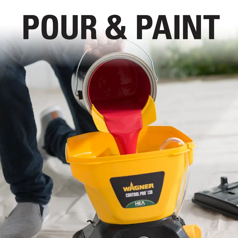 Wagner Control Pro 130 Airless Paint Sprayer – Stationary Electric System for Professional-Quality Finishes