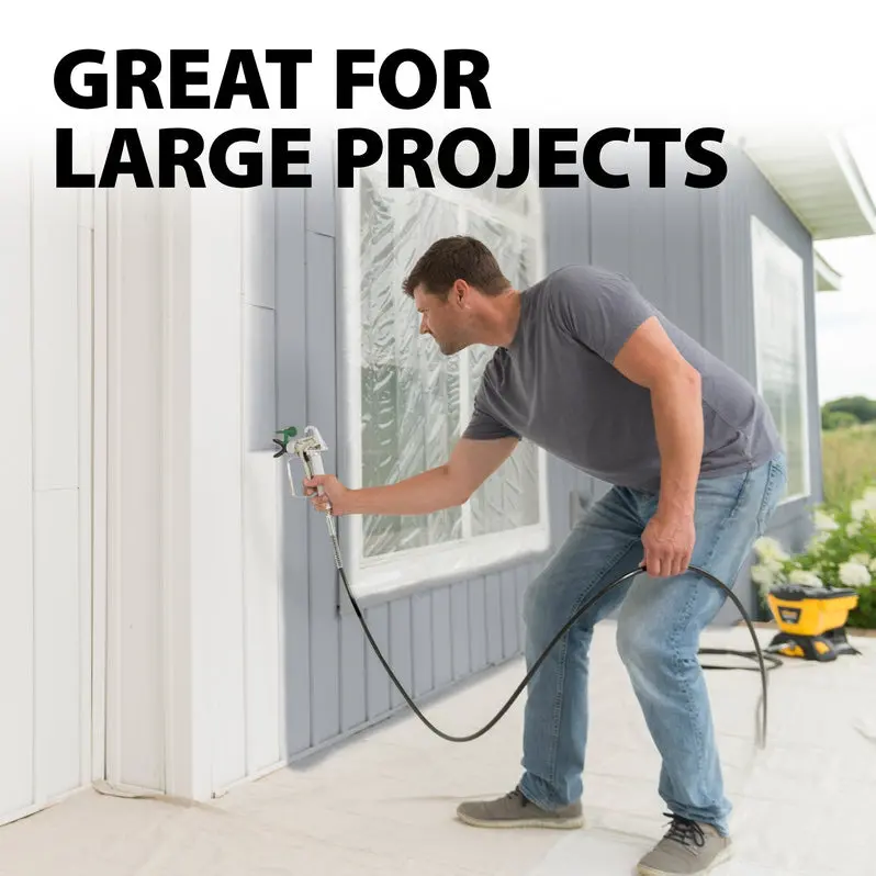 Wagner Control Pro 130 Airless Paint Sprayer – Stationary Electric System for Professional-Quality Finishes