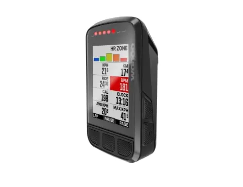 Wahoo ELEMNT BOLT V2 GPS Cycling Computer – Aerodynamic Bike Computer Featuring Bluetooth and ANT+ Connectivity
