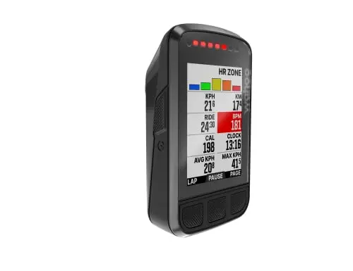 Wahoo ELEMNT BOLT V2 GPS Cycling Computer – Aerodynamic Bike Computer Featuring Bluetooth and ANT+ Connectivity