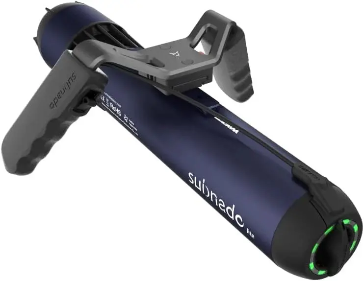 Waydoo Subnado Lite Underwater Propulsion Scooter – Portable Handheld Diver Assist Device for Snorkeling, Scuba Diving, and Recreational Exploration (Blue)