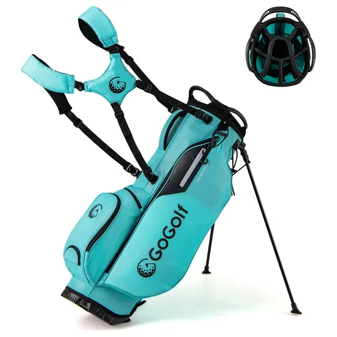Weatherproof Golf Stand Bag – 8-Way Top Divider & Five Organized Pockets