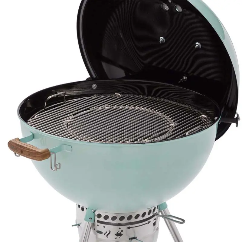 Weber 22-Inch Charcoal Kettle Grill in Rock N Roll Blue – Classic Design with Premium Build 2