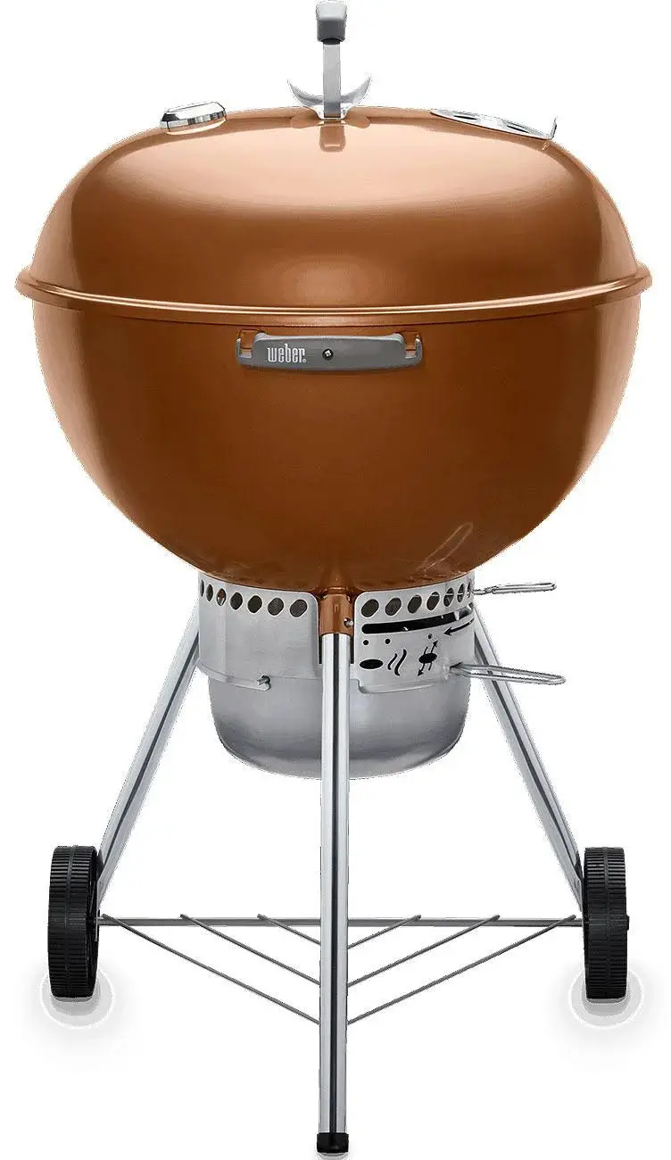 Weber Original Kettle Premium Charcoal Grill – 22-Inch Copper-Finished BBQ