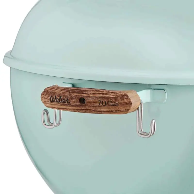 Weber Rock N Roll Blue 22" Charcoal Grill – Vibrant Kettle-Style BBQ