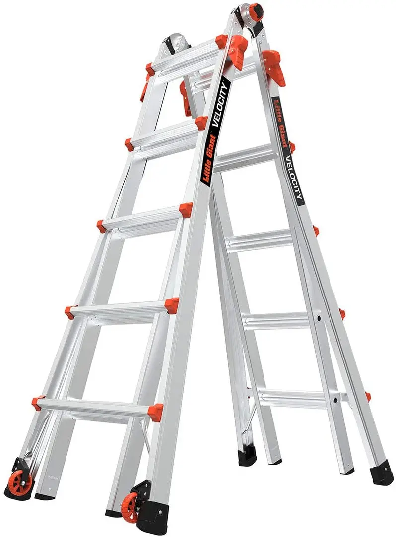 Werner 22-Foot Velocity Multi-Position Aluminum Ladder – 300-Lb Capacity