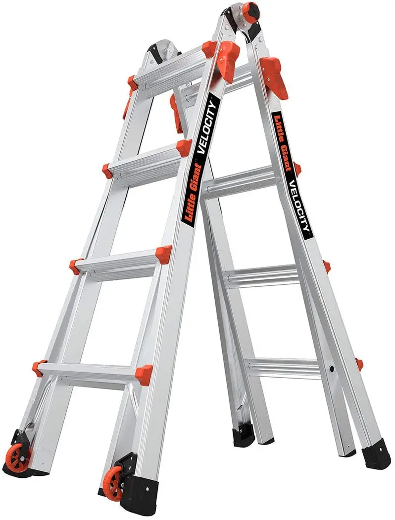 Werner 22-Foot Velocity Multi-Position Aluminum Ladder – 300-Lb Capacity