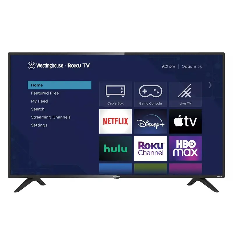 Westinghouse 43-Inch Roku Smart TV – Full HD 1080p Display with Voice Remote Support and Streaming Optimization