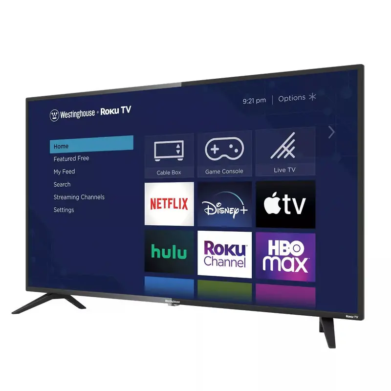 Westinghouse 43-Inch Roku Smart TV – Full HD 1080p Display with Voice Remote Support and Streaming Optimization