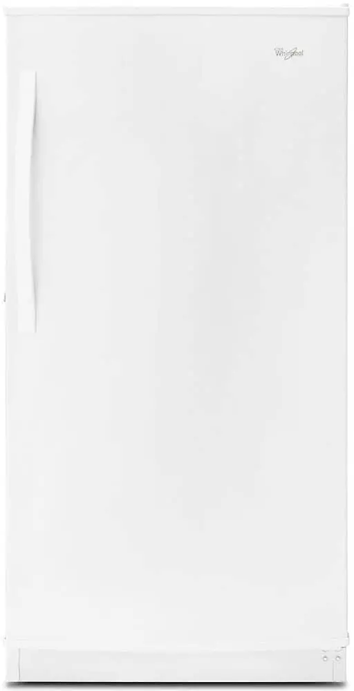 Whirlpool 15.7 Cu. Ft. Frost-Free Upright Freezer – Electronic Temp Control, Spacious Interior, White Finish