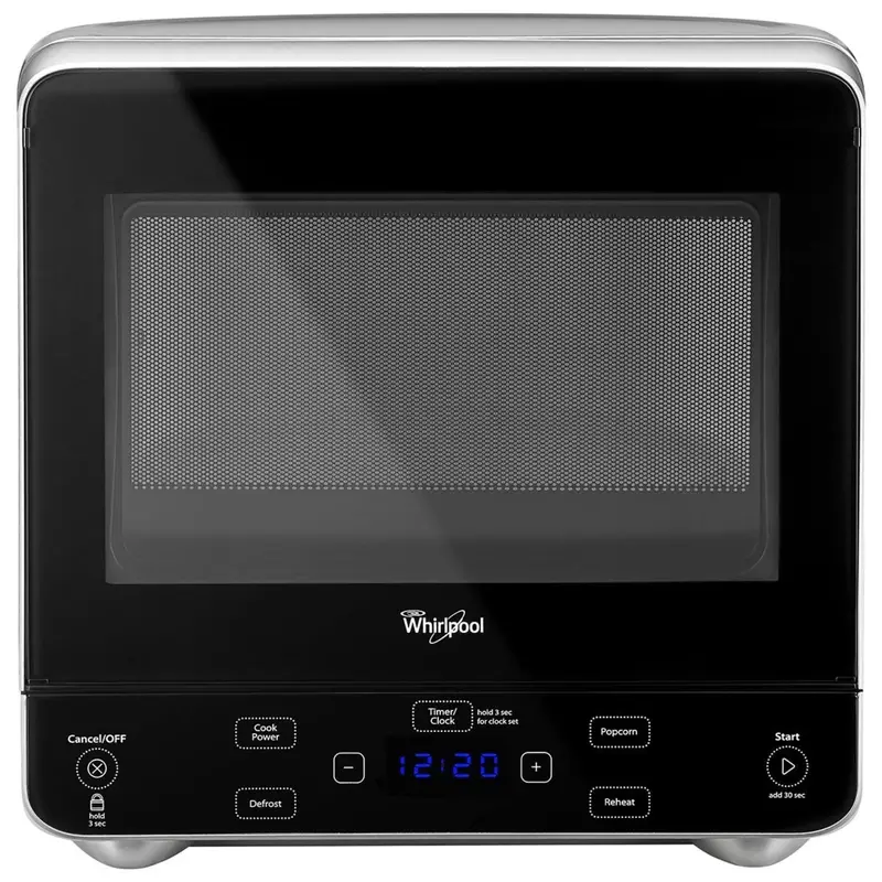 Whirlpool Compact Silver Microwave Oven – 0.5 Cu. Ft. Countertop Model WMC20005YD
