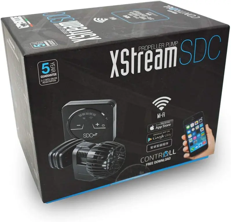 WiFi-Enabled Wave Pump for Freshwater and Saltwater Aquariums – 2250 GPH Flow Capacity