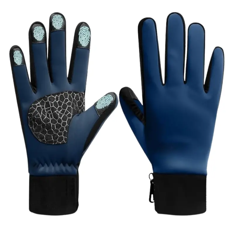 Winter Touchscreen Gloves – Thermal-Lined with Silicone-Palm Grip