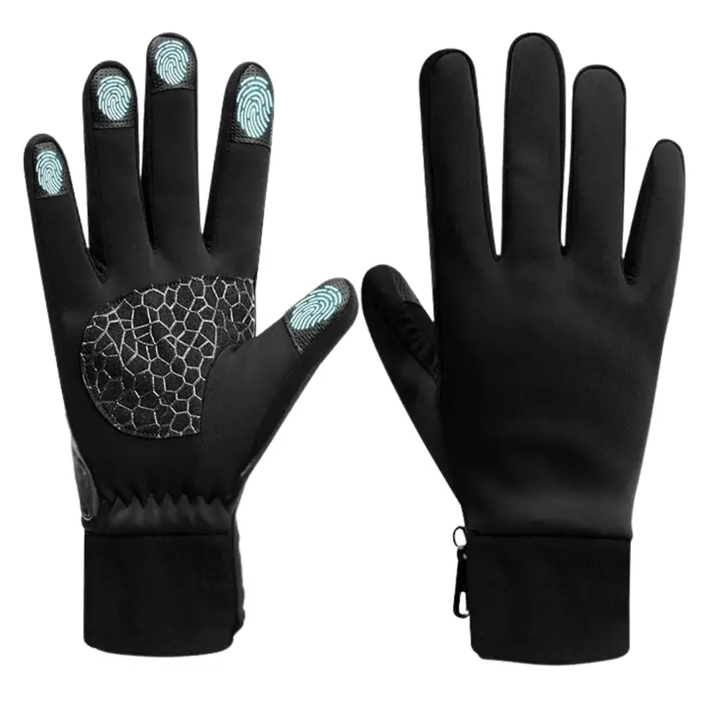 Winter Touchscreen Gloves – Thermal-Lined with Silicone-Palm Grip 6