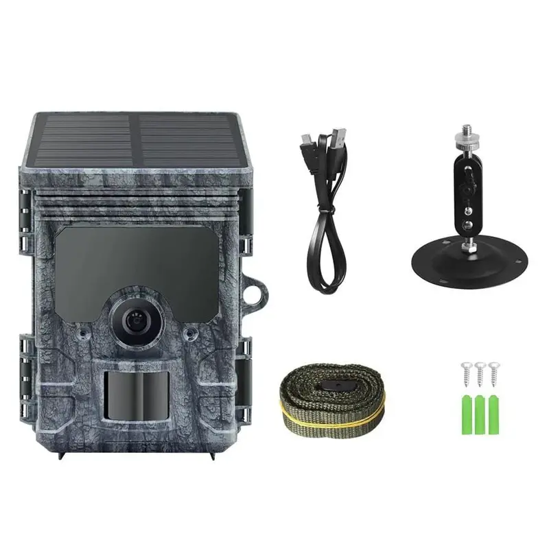 Wireless Trail Camera with WiFi & Bluetooth – HD Night Vision Wildlife Monitor with Remote Live Viewing