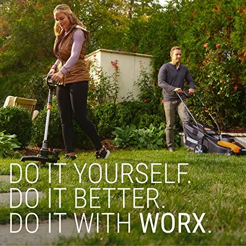 Worx WG801 Electric Lawn Edger – 12-Amp Power, 7.5-Inch Cutting Width, Depth Adjustment, and Versatile Trenching & Edge-Trimming Capability
