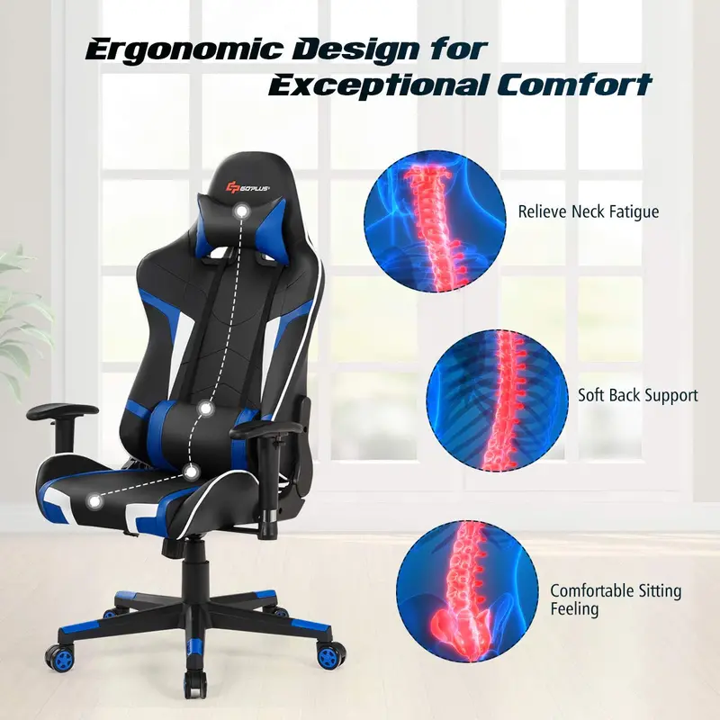 X-Frame Esports Desk and PVC Racing Chair Combo for Competitive Gaming