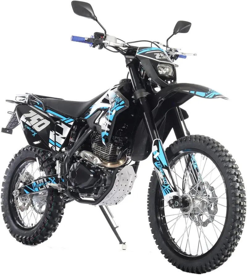 X-PRO Templar X 250cc Off-Road Dirt Bike – Zongshen Engine, 6-Speed Manual, LED Lights & Alloy Wheels