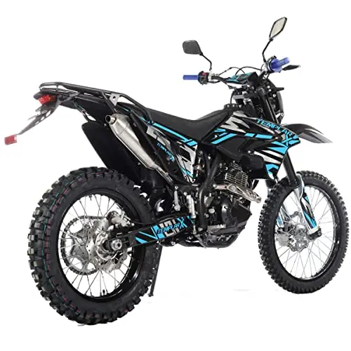 X-PRO Templar X 250cc Off-Road Dirt Bike – Zongshen Engine, 6-Speed Manual, LED Lights & Alloy Wheels