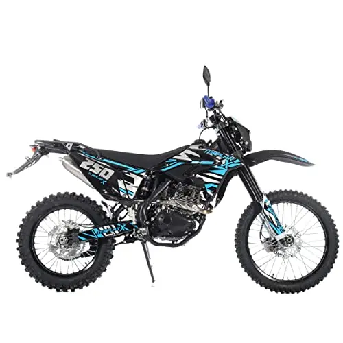 X-PRO Templar X Pit Bike – 250cc Gas-Powered 6-Speed Dirt Bike with Zongshen Engine