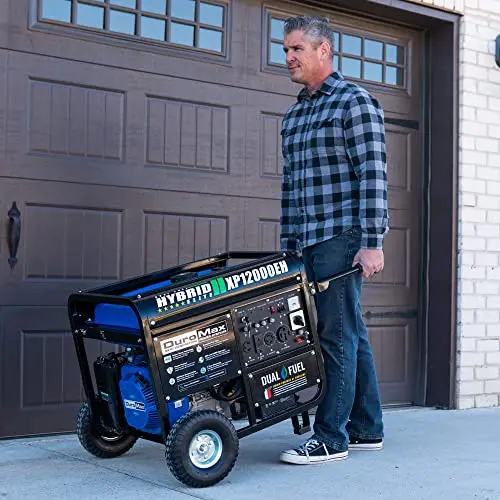 XP12000EH Dual-Fuel Portable Generator – 12,000W Output, 457cc EPA/CARB-Certified Engine (Gas or Propane)