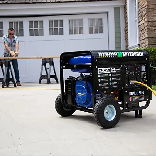 XP12000EH Dual-Fuel Portable Generator – 12,000W Output, 457cc EPA/CARB-Certified Engine (Gas or Propane)