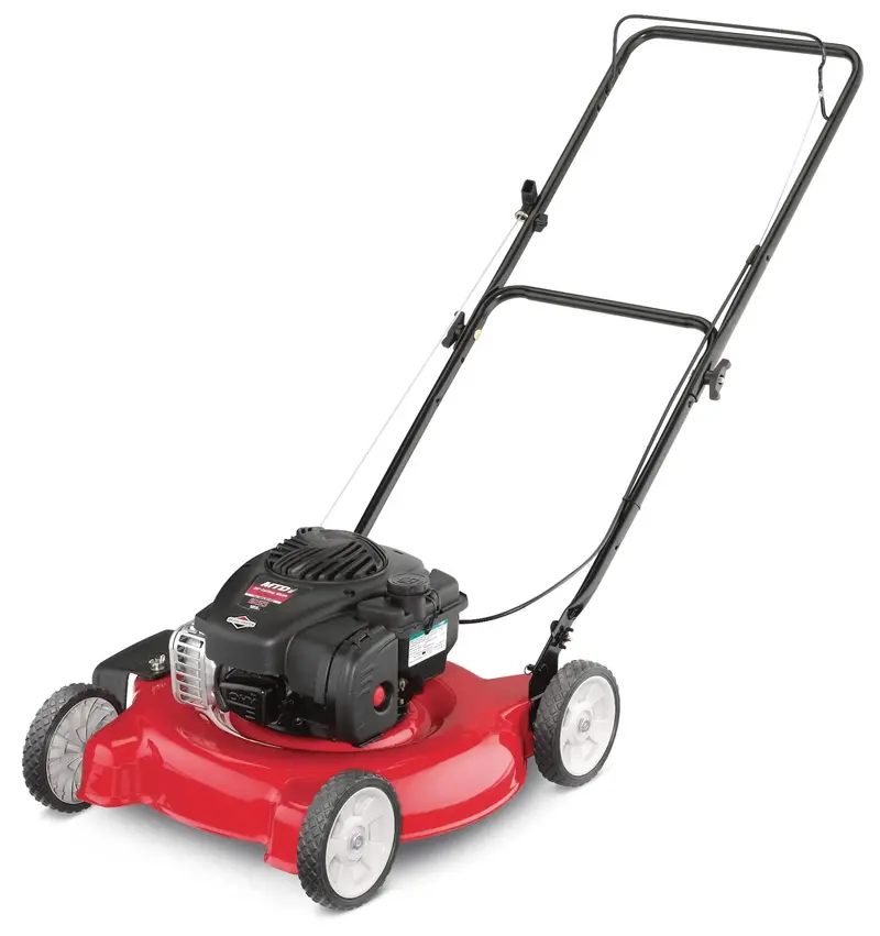 Yard Machines 20-Inch 125cc Walk-Behind Gas Push Mower with Side-Discharge Function