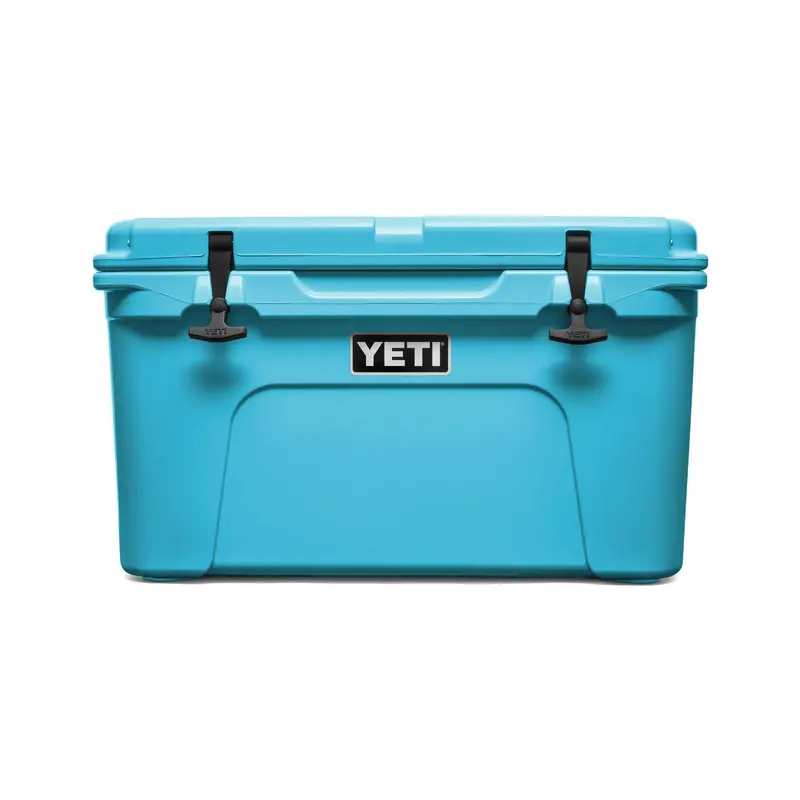 YETI Tundra 45 Hard-Sided Cooler – 45-Quart Rugged Insulated Cooler in Reef Blue